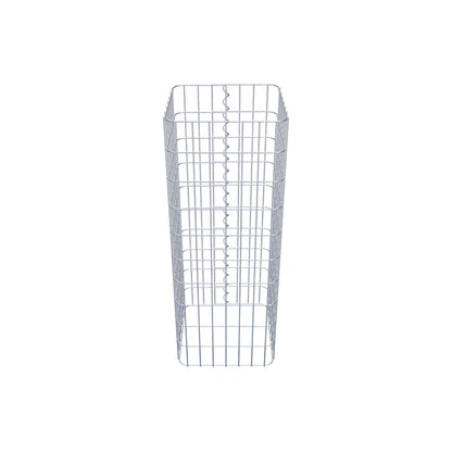 Columna de gaviones 37 x 37 cm, cuadrado MW 5 x 10 cm