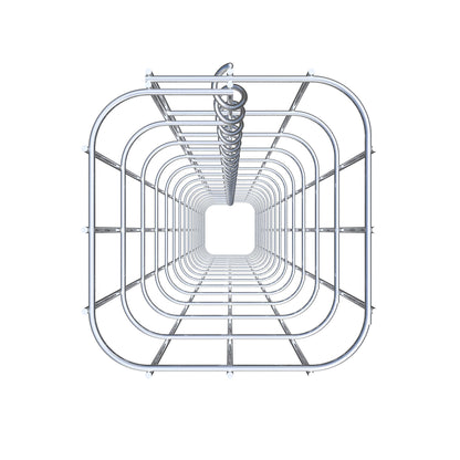 Columna de gaviones 17 x 17 cm, cuadrado MW 5 x 10 cm