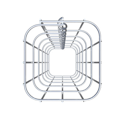 Columna de gaviones 17 x 17 cm, cuadrado MW 5 x 10 cm