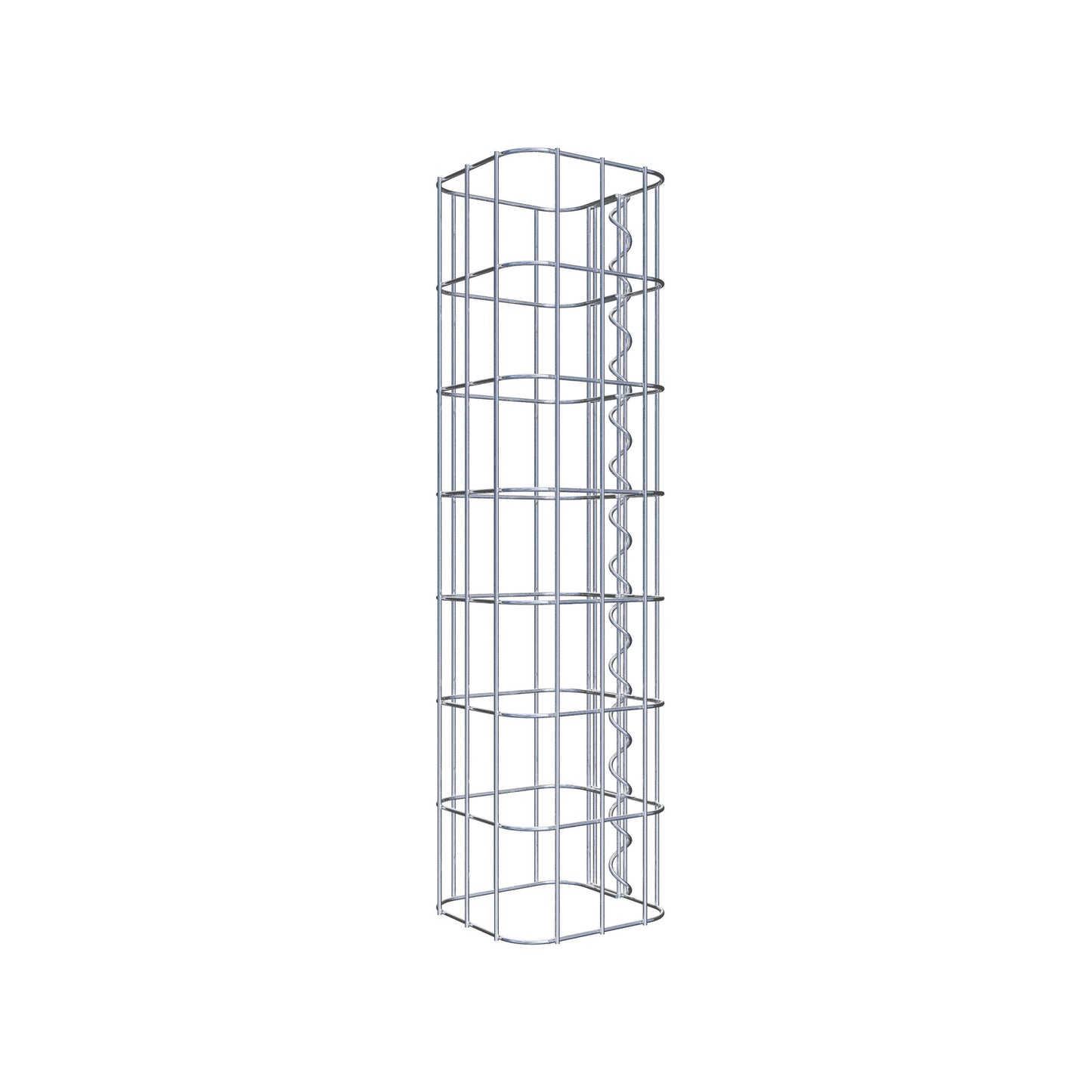 Columna de gaviones 17 x 17 cm, cuadrado MW 5 x 10 cm