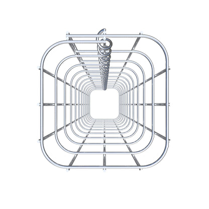 Columna de gaviones 17 x 17 cm, cuadrado MW 5 x 10 cm