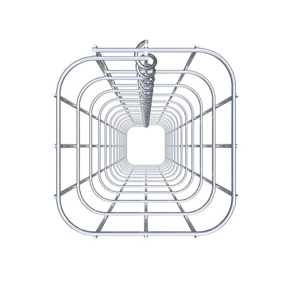 Columna de gaviones 17 x 17 cm, cuadrado MW 5 x 10 cm