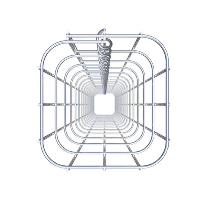 Columna de gaviones 17 x 17 cm, cuadrado MW 5 x 10 cm