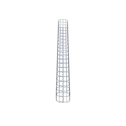 Columna de gaviones 17 x 17 cm, cuadrado MW 5 x 10 cm