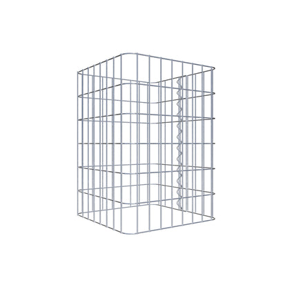 Gabion column 42 x 42 cm, MW 5 x 10 cm square