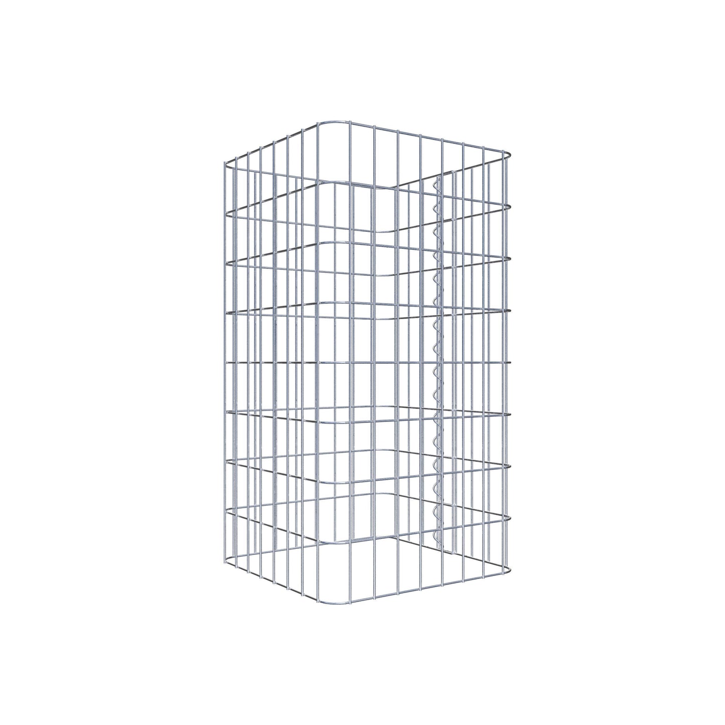 Gabion column 42 x 42 cm, MW 5 x 10 cm square