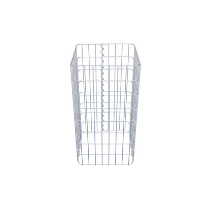 Gabion column 42 x 42 cm, MW 5 x 10 cm square