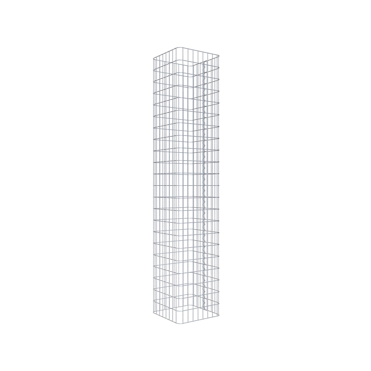 Gabion column 42 x 42 cm, MW 5 x 10 cm square