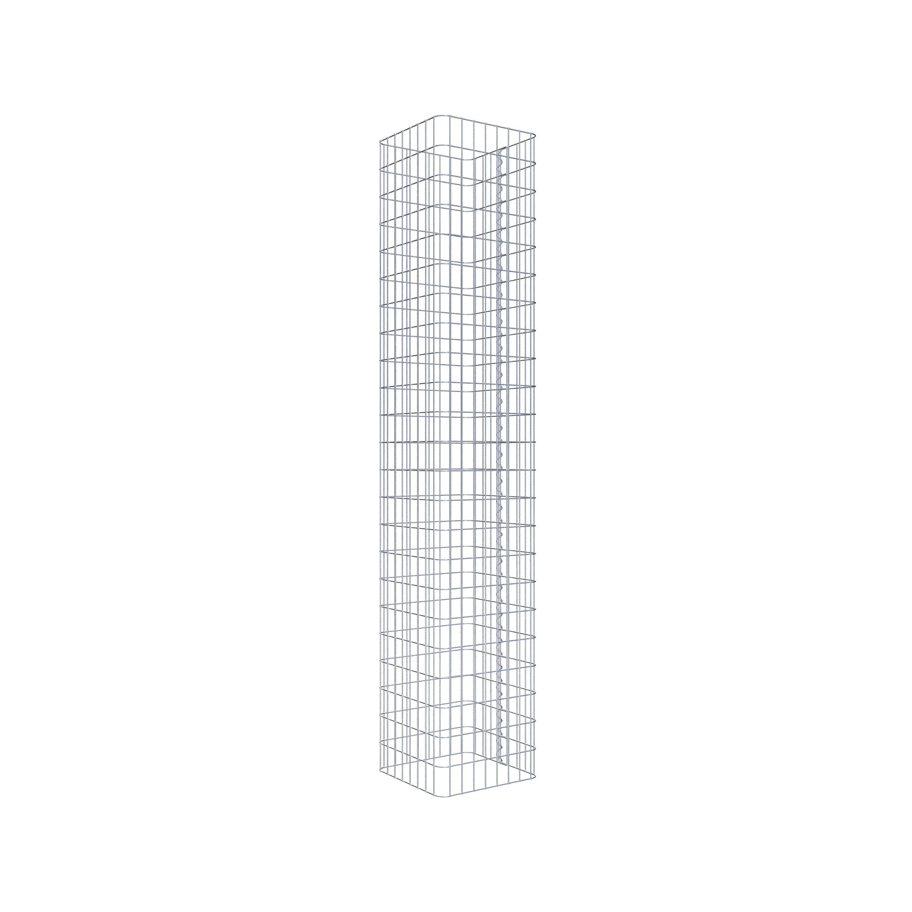 Columna de gaviones 42 x 42 cm, cuadrado MW 5 x 10 cm