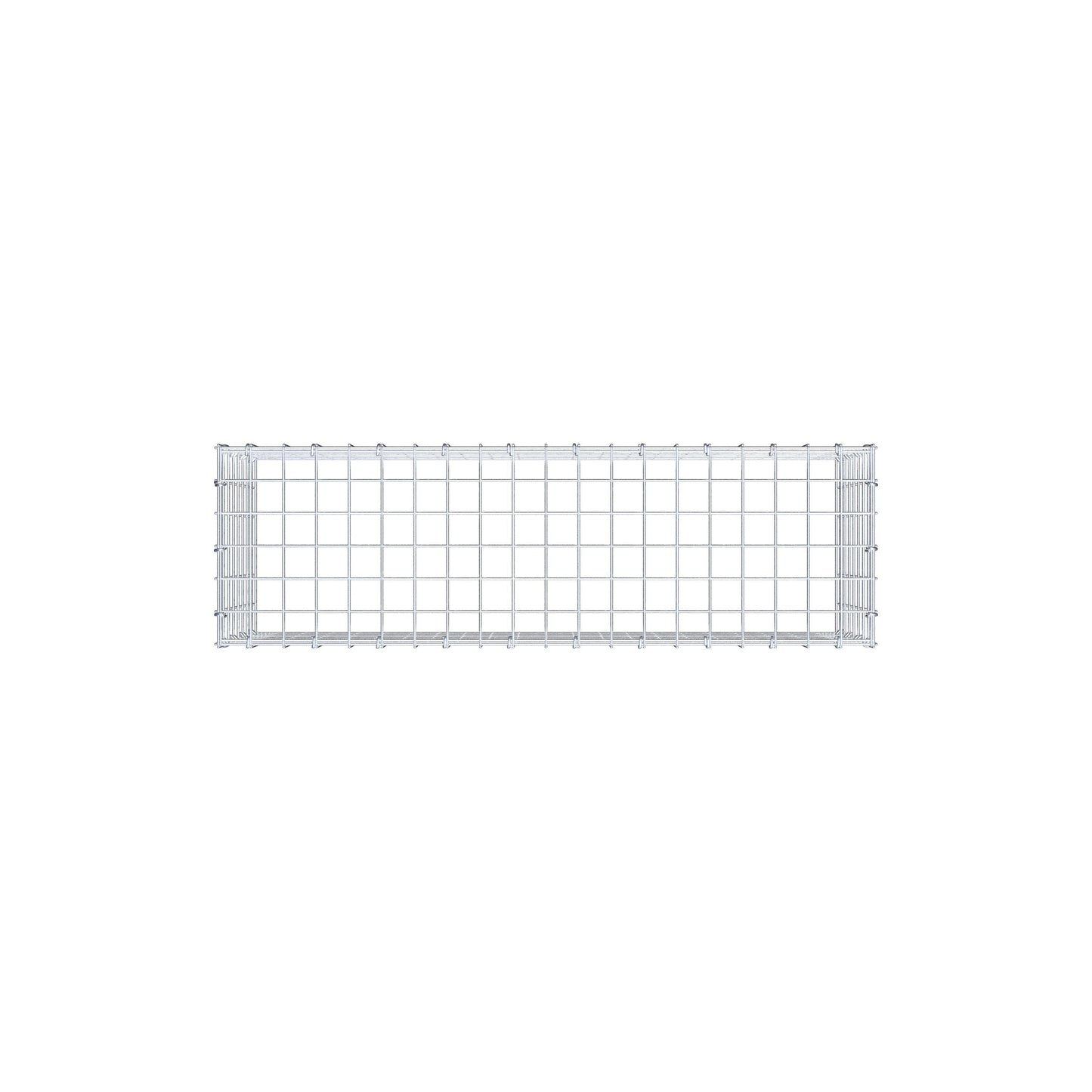 Anbaugabione Typ 3 100 cm x 40 cm x 30 cm (L x H x T), Maschenweite 5 cm x 5 cm, C-Ring