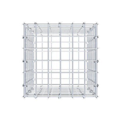 Gabion 30 cm x 30 cm x 30 cm (L x H x D), mesh size 5 cm x 5 cm, C-ring