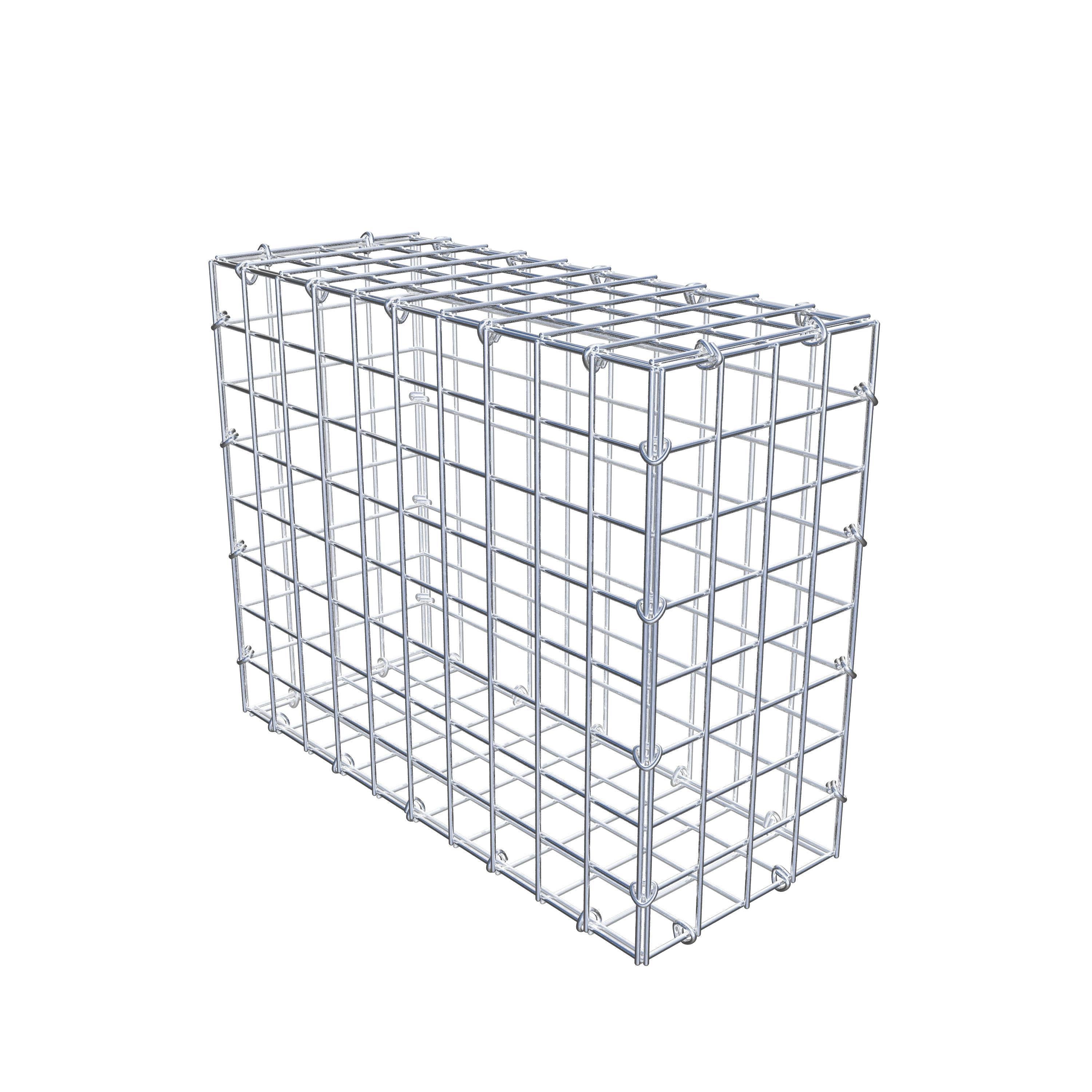 Gabion 50 cm x 40 cm x 20 cm (L x H x D), mesh size 5 cm x 5 cm, C-ring