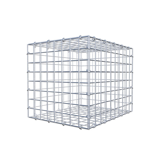 Gabion 50 cm x 40 cm x 40 cm (L x H x D), maskstorlek 5 cm x 5 cm, C-ring