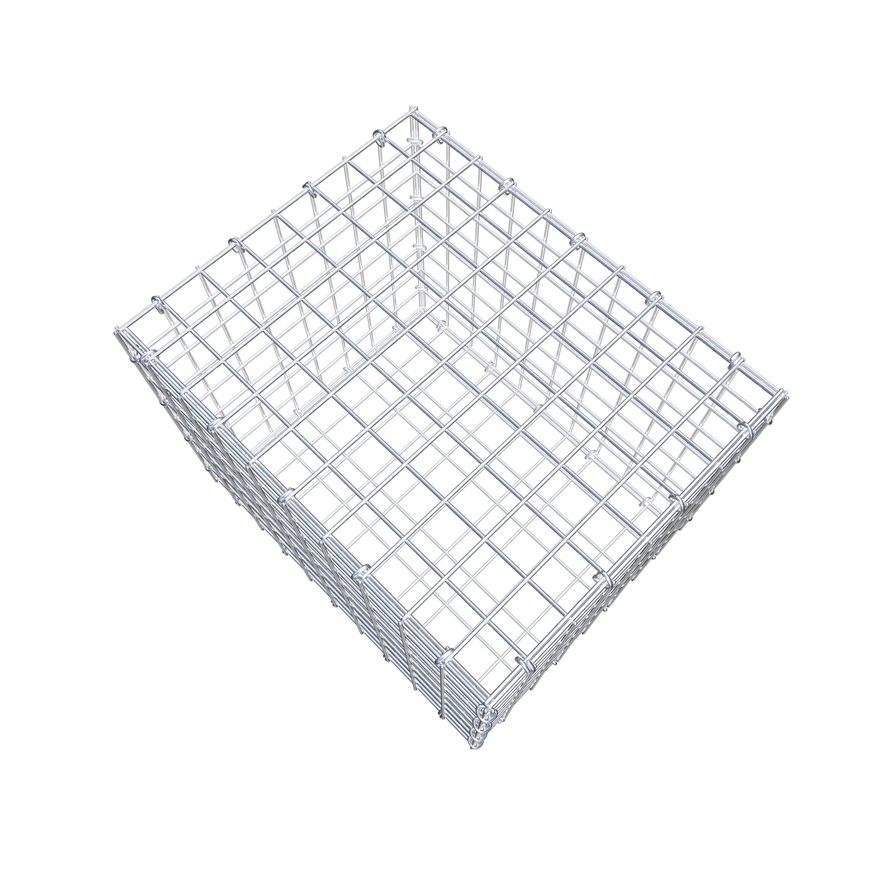 Gabione 50 cm x 40 cm x 40 cm (L x H x T), Maschenweite 5 cm x 5 cm, C-Ring