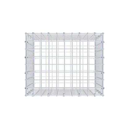 Gabion 50 cm x 40 cm x 40 cm (L x H x D), maskestørrelse 5 cm x 5 cm, C-ring