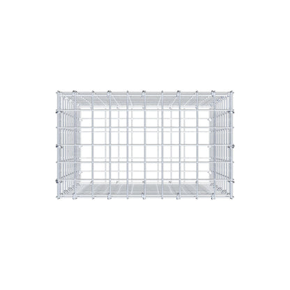 Gabione 50 cm x 50 cm x 30 cm (L x H x T), Maschenweite 5 cm x 5 cm, C-Ring