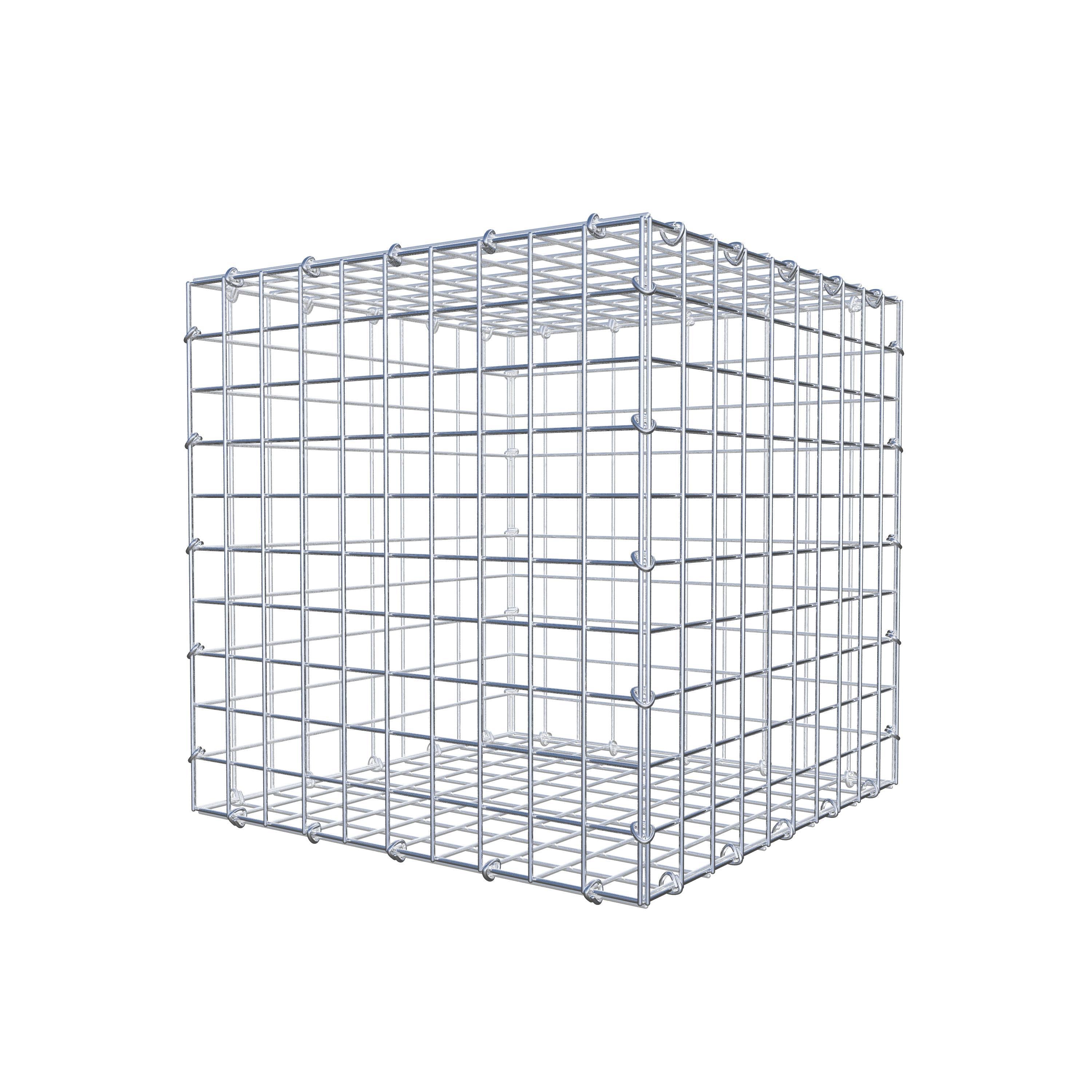 Gabion 50 cm x 50 cm x 50 cm (L x H x D), mesh size 5 cm x 5 cm, C-ring