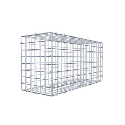 Gabion 80 cm x 40 cm x 30 cm (L x H x D), mesh size 5 cm x 5 cm, C-ring