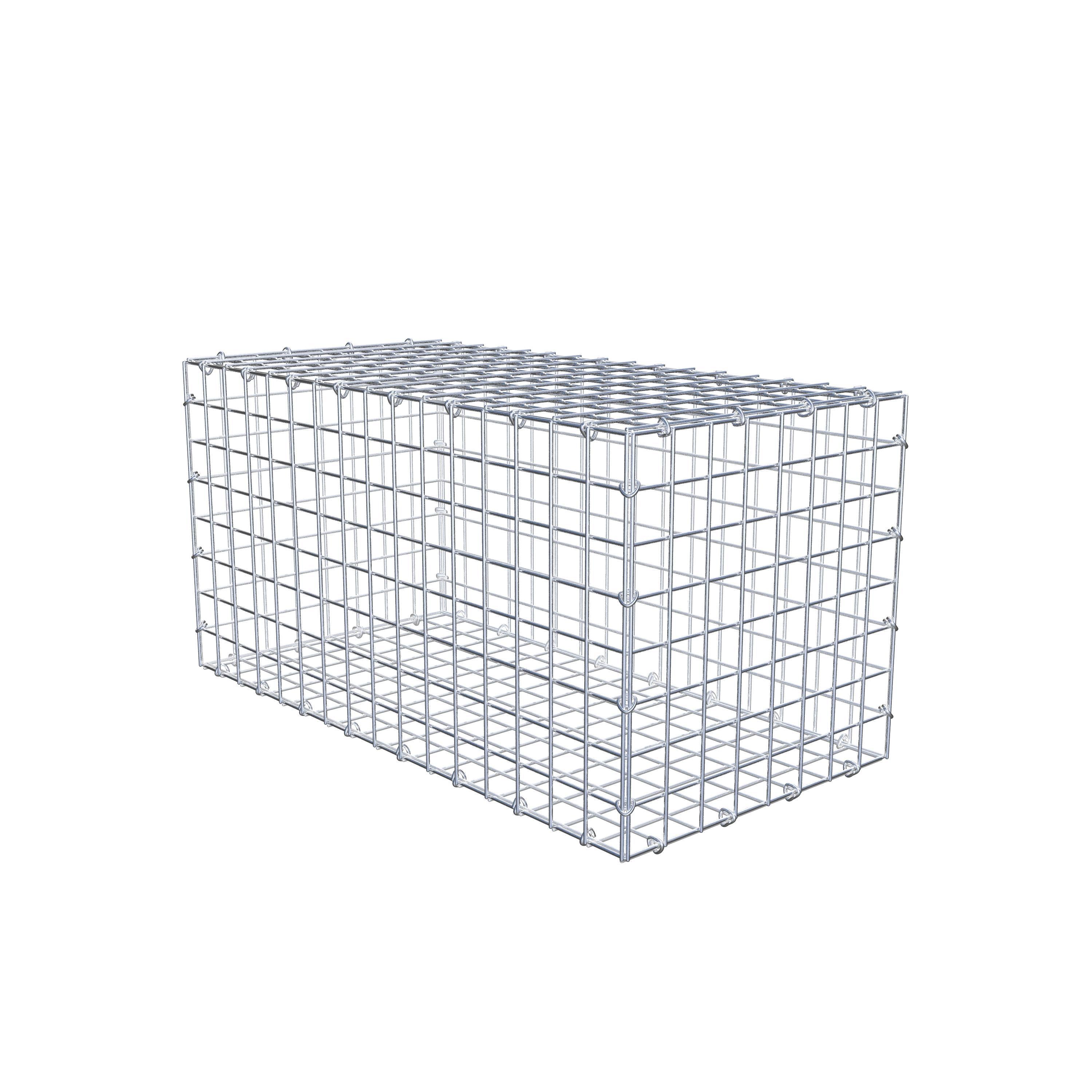 Gabion 80 cm x 40 cm x 40 cm (L x H x D), maskestørrelse 5 cm x 5 cm, C-ring