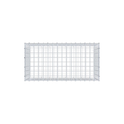 Gabion 80 cm x 40 cm x 40 cm (L x H x D), maskstorlek 5 cm x 5 cm, C-ring