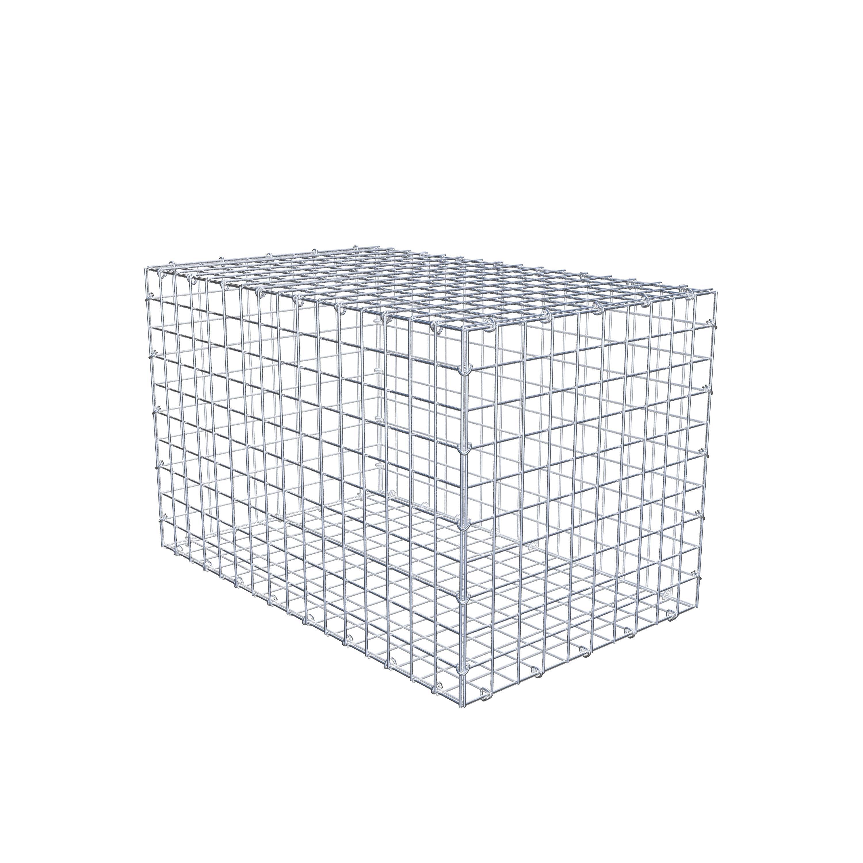 Gabion 80 cm x 50 cm x 50 cm (L x H x D), maskestørrelse 5 cm x 5 cm, C-ring