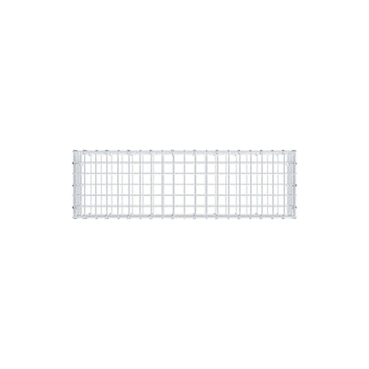 Gabion 100 cm x 20 cm x 30 cm (L x H x P), mailles 5 cm x 5 cm, anneau en C