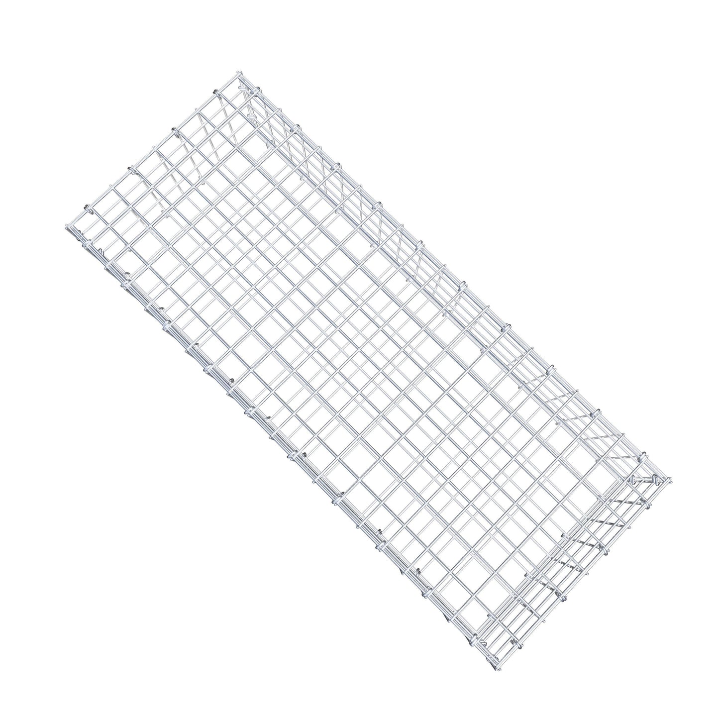Gabion 100 cm x 20 cm x 40 cm (L x H x D), maskestørrelse 5 cm x 5 cm, C-ring