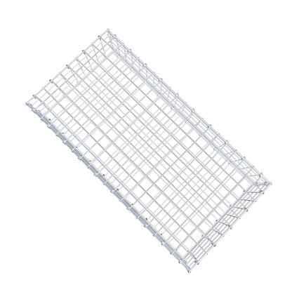 Gabion 100 cm x 20 cm x 50 cm (L x H x D), maskestørrelse 5 cm x 5 cm, C-ring