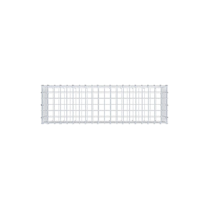 Gabion 100 cm x 30 cm x 30 cm (L x H x D), maskestørrelse 5 cm x 5 cm, C-ring