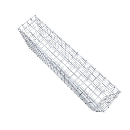 Gabion 100 cm x 40 cm x 20 cm (L x H x D), maskestørrelse 5 cm x 5 cm, C-ring