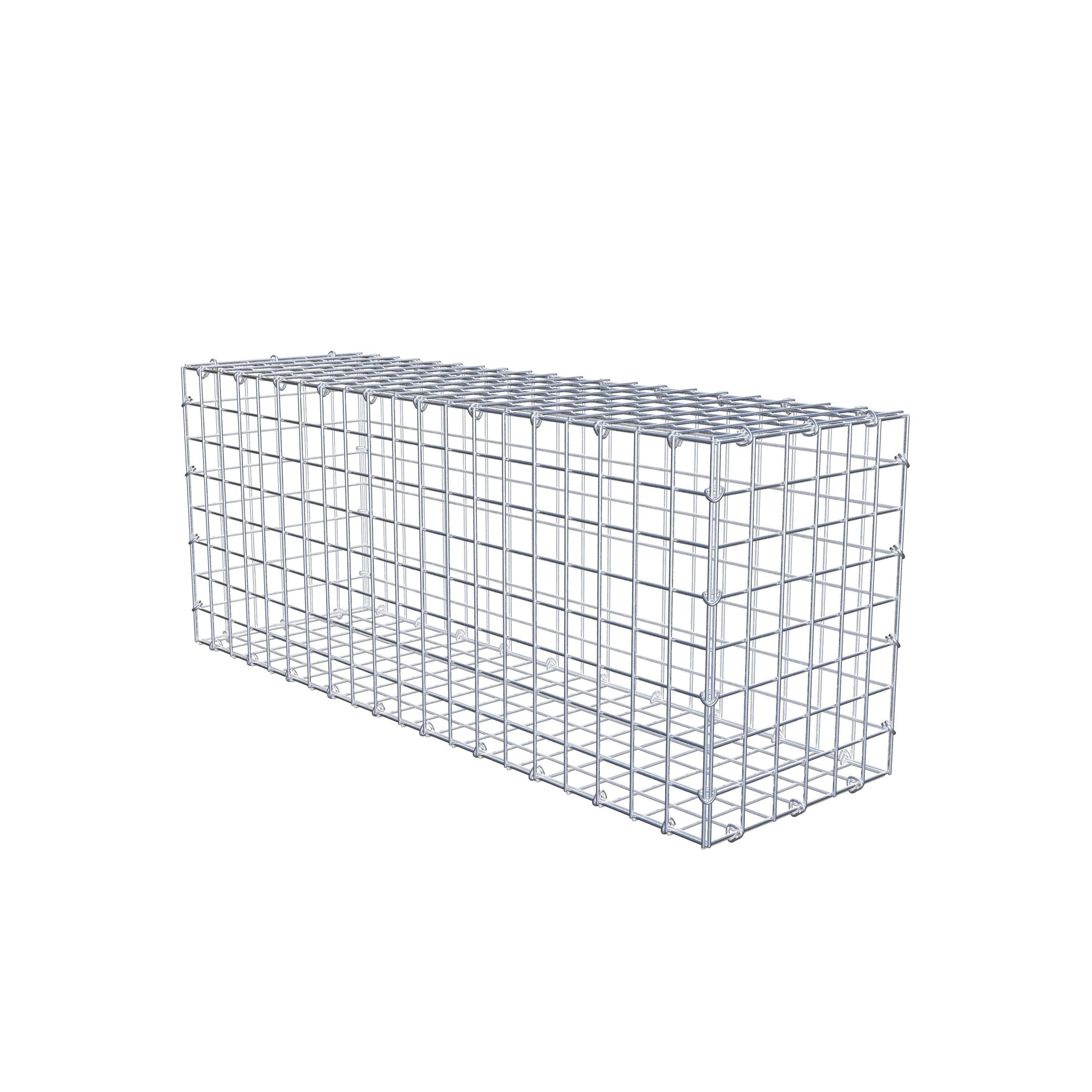 Gabion 100 cm x 40 cm x 30 cm (L x H x D), maskestørrelse 5 cm x 5 cm, C-ring