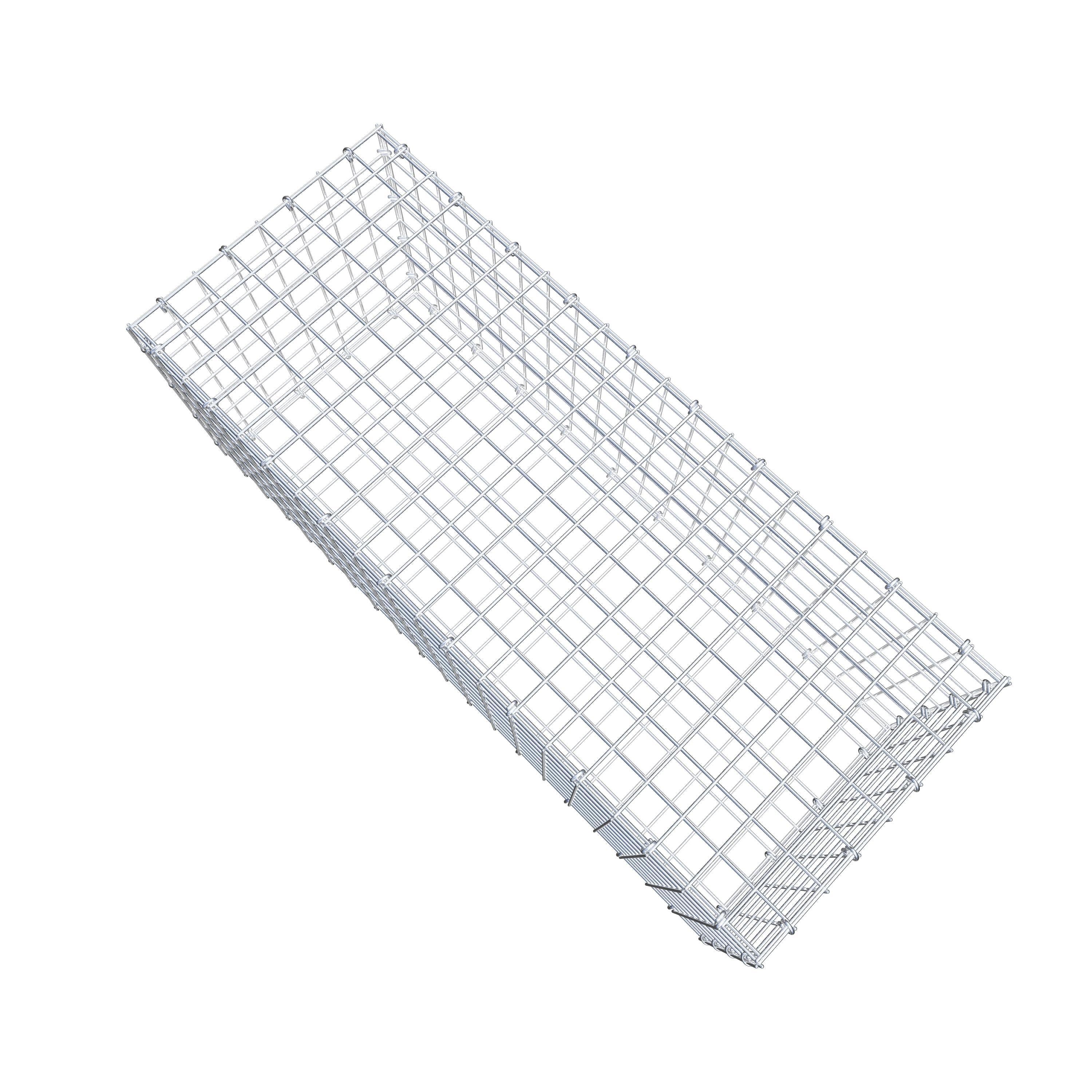 Gabion 100 cm x 40 cm x 40 cm (L x H x D), mesh size 5 cm x 5 cm, C-ring