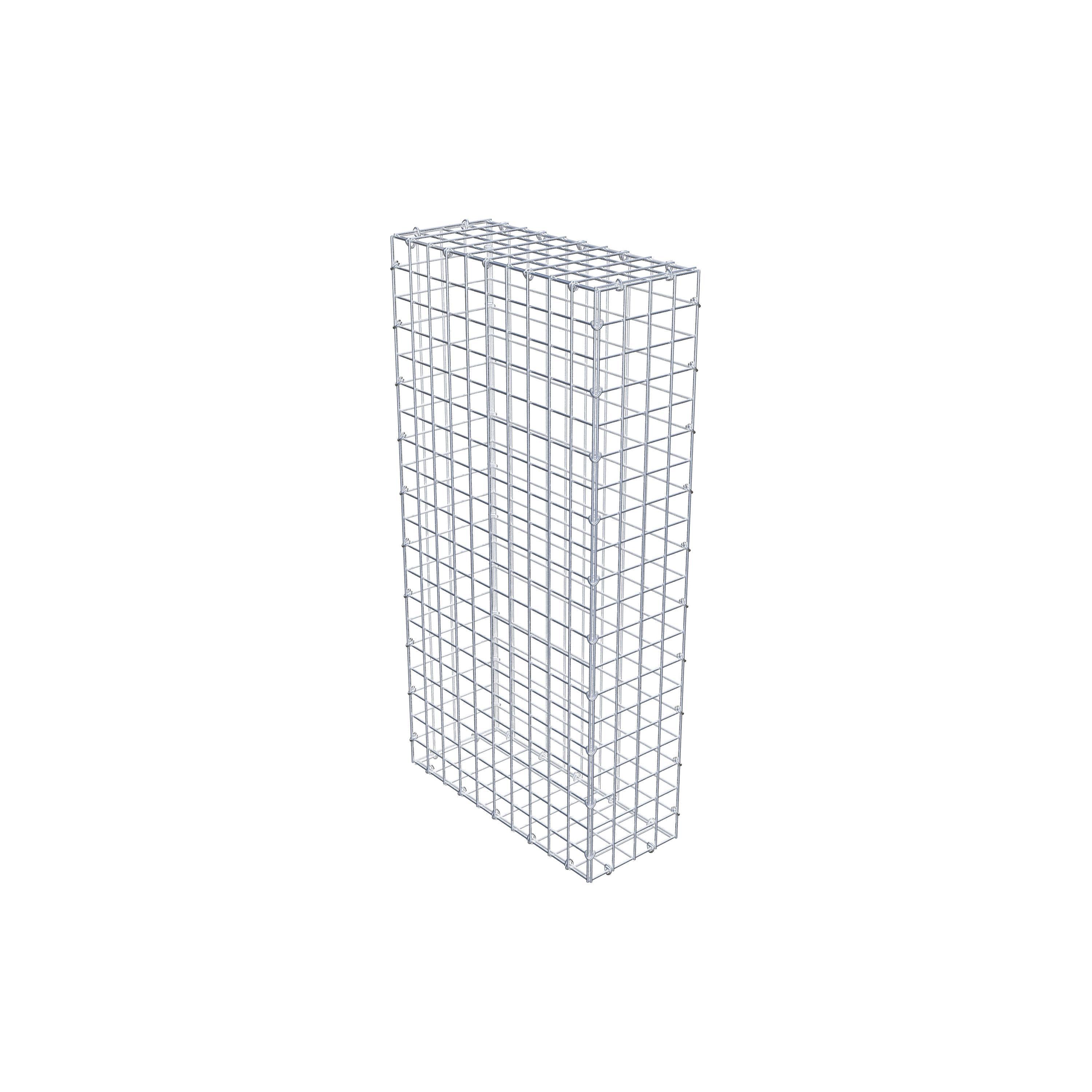 Gabion 100 cm x 50 cm x 20 cm (L x H x D), mesh size 5 cm x 5 cm, C-ring