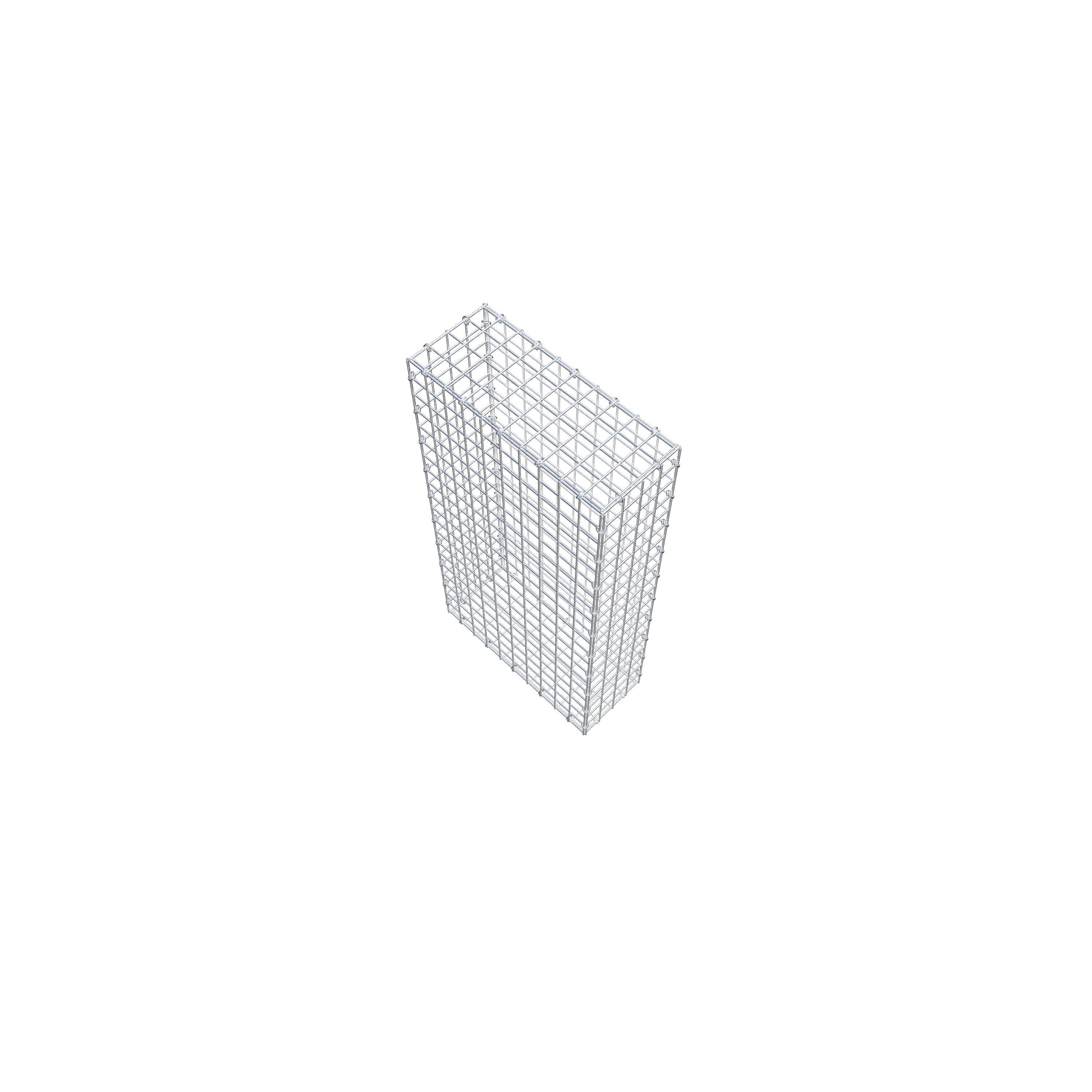 Gabion 100 cm x 50 cm x 20 cm (L x H x D), mesh size 5 cm x 5 cm, C-ring