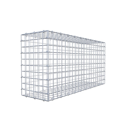 Gabion 100 cm x 50 cm x 30 cm (L x H x D), maskestørrelse 5 cm x 5 cm, C-ring