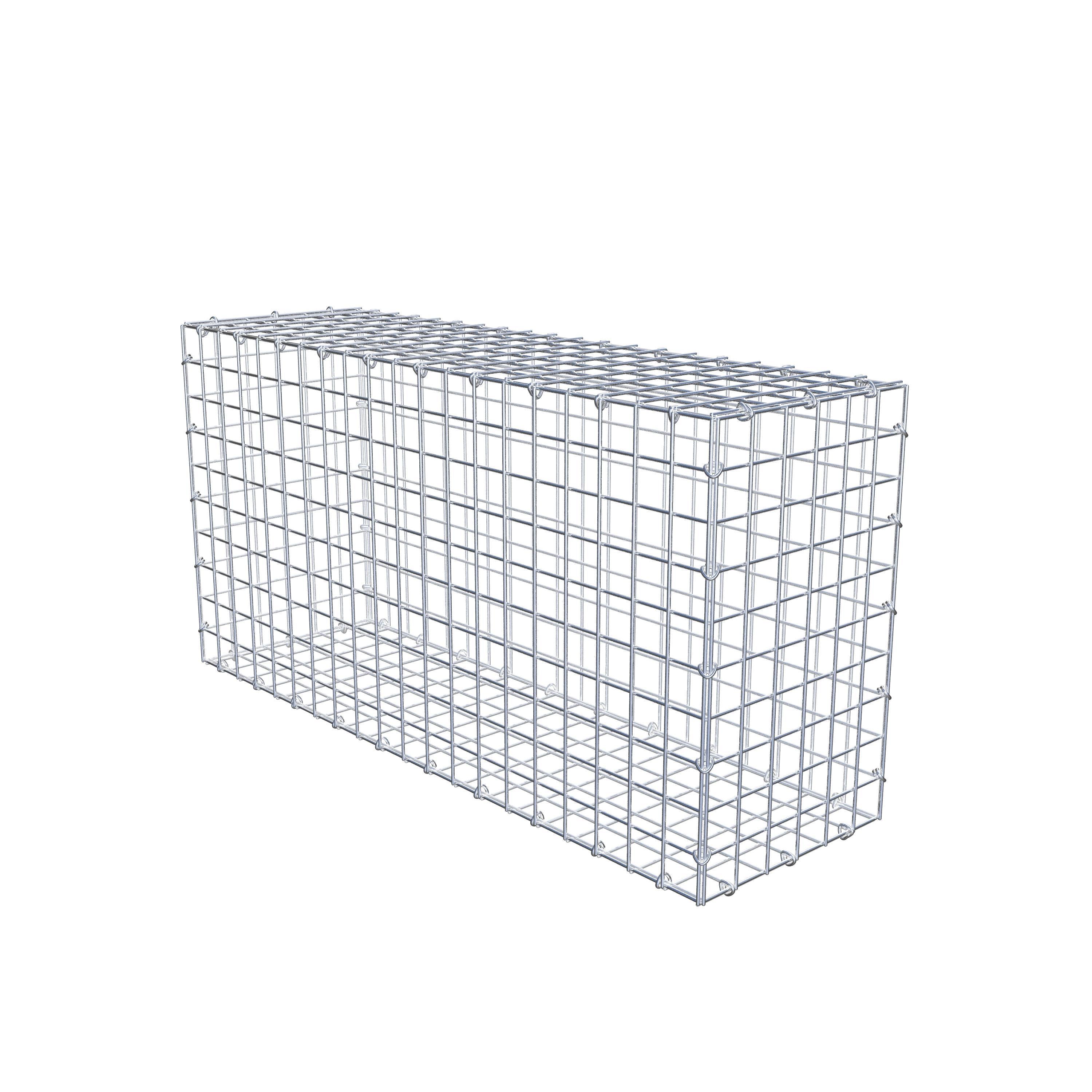 Gabion 100 cm x 50 cm x 30 cm (L x H x D), maskestørrelse 5 cm x 5 cm, C-ring