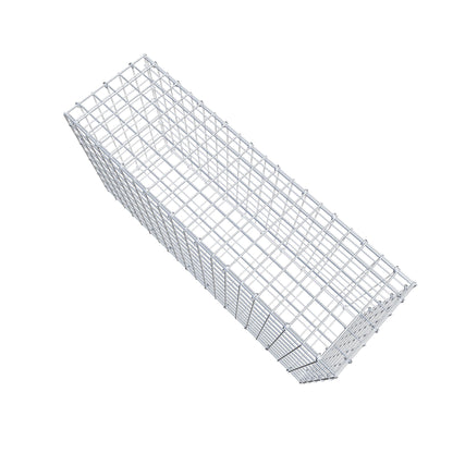 Gabion 100 cm x 50 cm x 30 cm (L x H x D), maskestørrelse 5 cm x 5 cm, C-ring