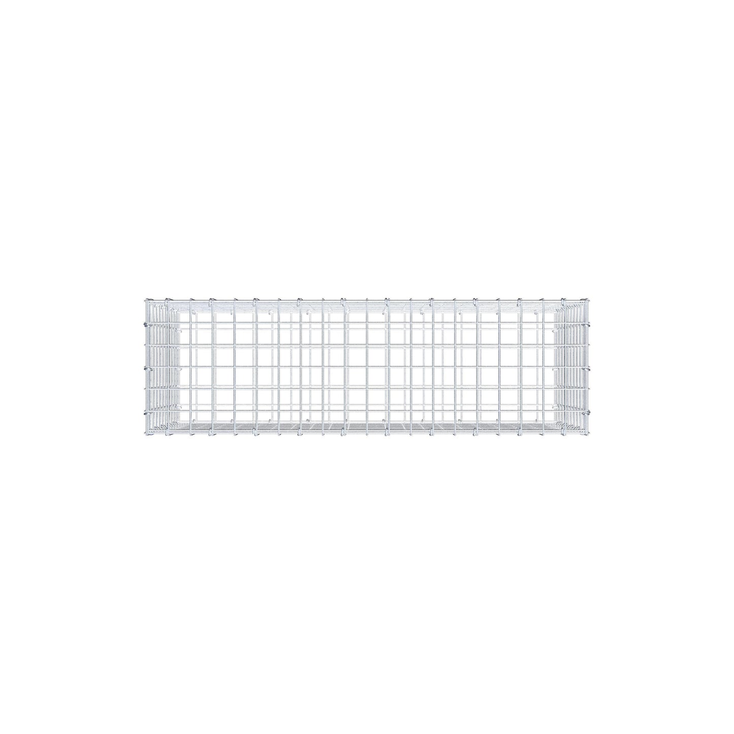 Gabion 100 cm x 50 cm x 30 cm (L x H x D), maskestørrelse 5 cm x 5 cm, C-ring