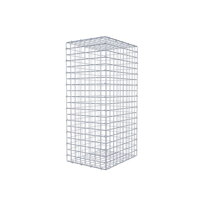 Gabbione 100 cm x 50 cm x 40 cm (L x H x P), maglia 5 cm x 5 cm, anello a C