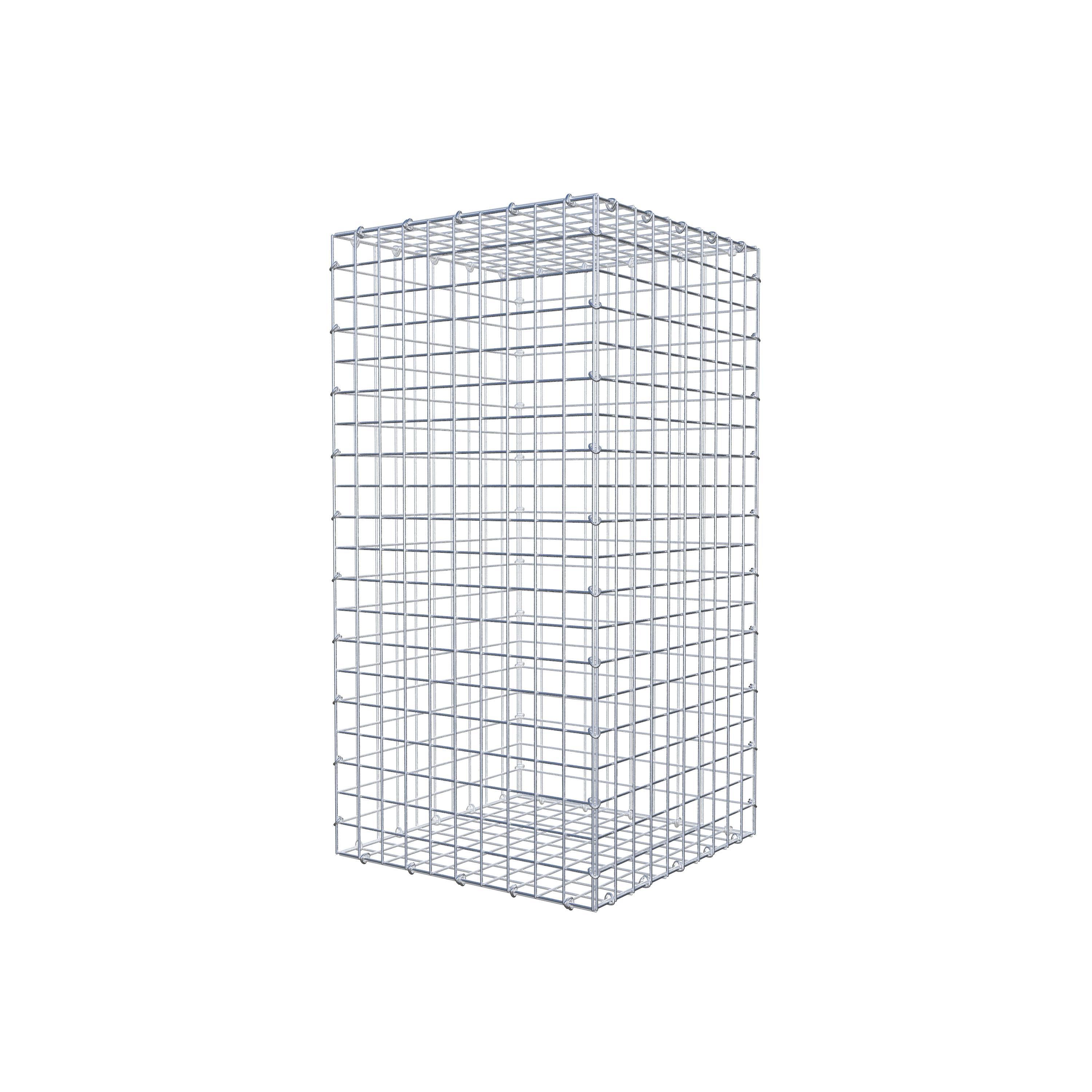 Gabion 100 cm x 50 cm x 50 cm (L x H x D), mesh size 5 cm x 5 cm, C-ring