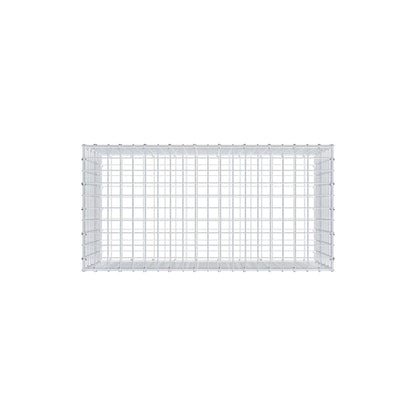 Gabione 100 cm x 50 cm x 50 cm (L x H x T), Maschenweite 5 cm x 5 cm, C-Ring
