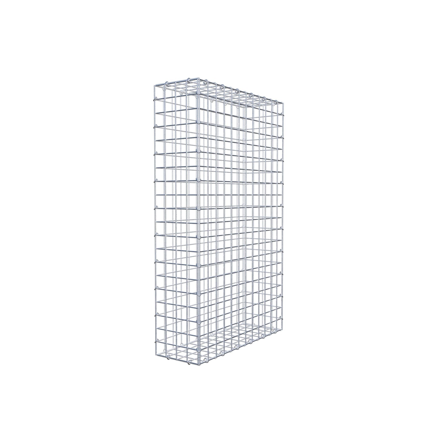 Gabion 100 cm x 60 cm x 20 cm (L x H x D), mesh size 5 cm x 5 cm, C-ring