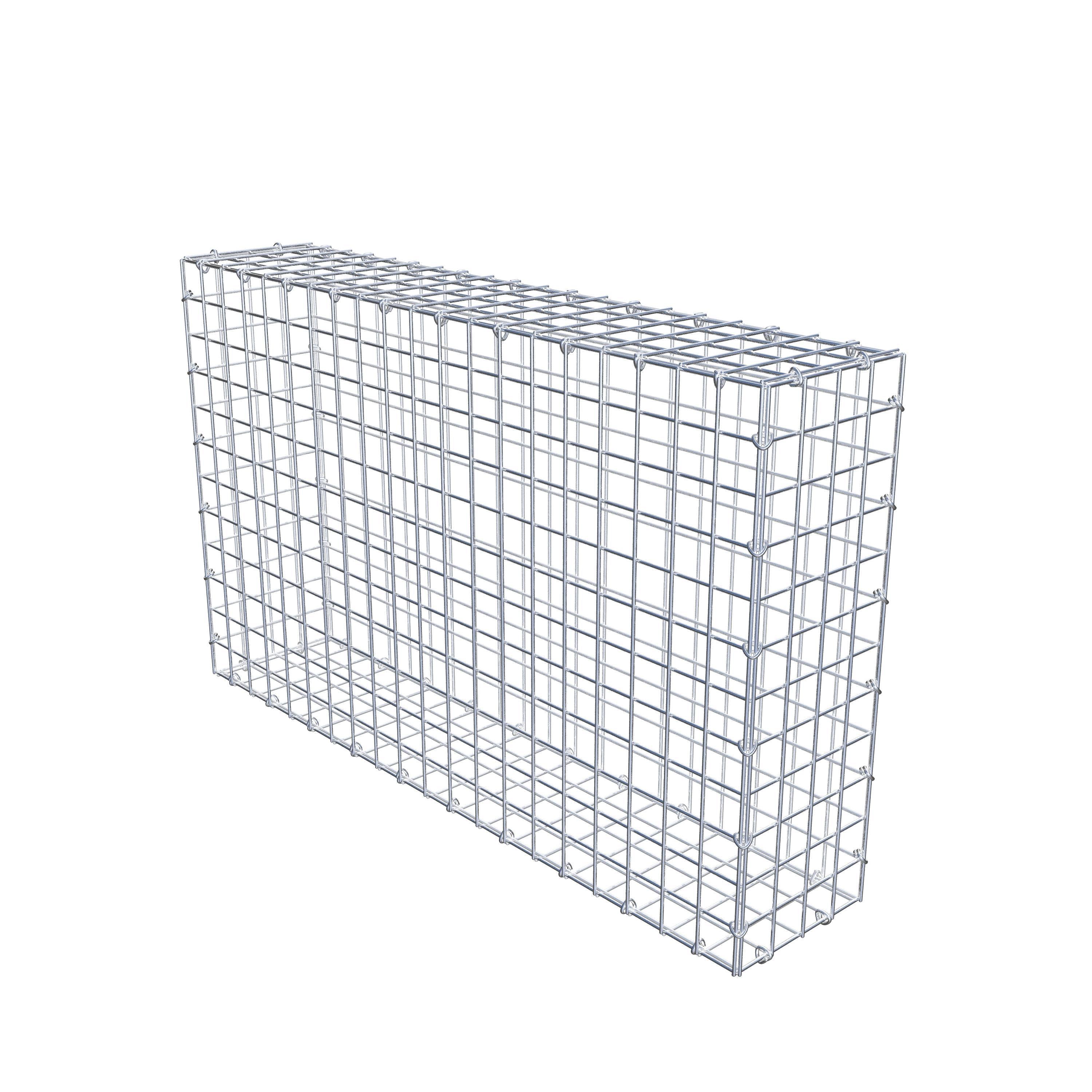 Gabion 100 cm x 60 cm x 20 cm (L x H x D), mesh size 5 cm x 5 cm, C-ring