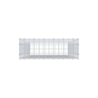 Gabion 100 cm x 60 cm x 20 cm (L x H x D), mesh size 5 cm x 5 cm, C-ring