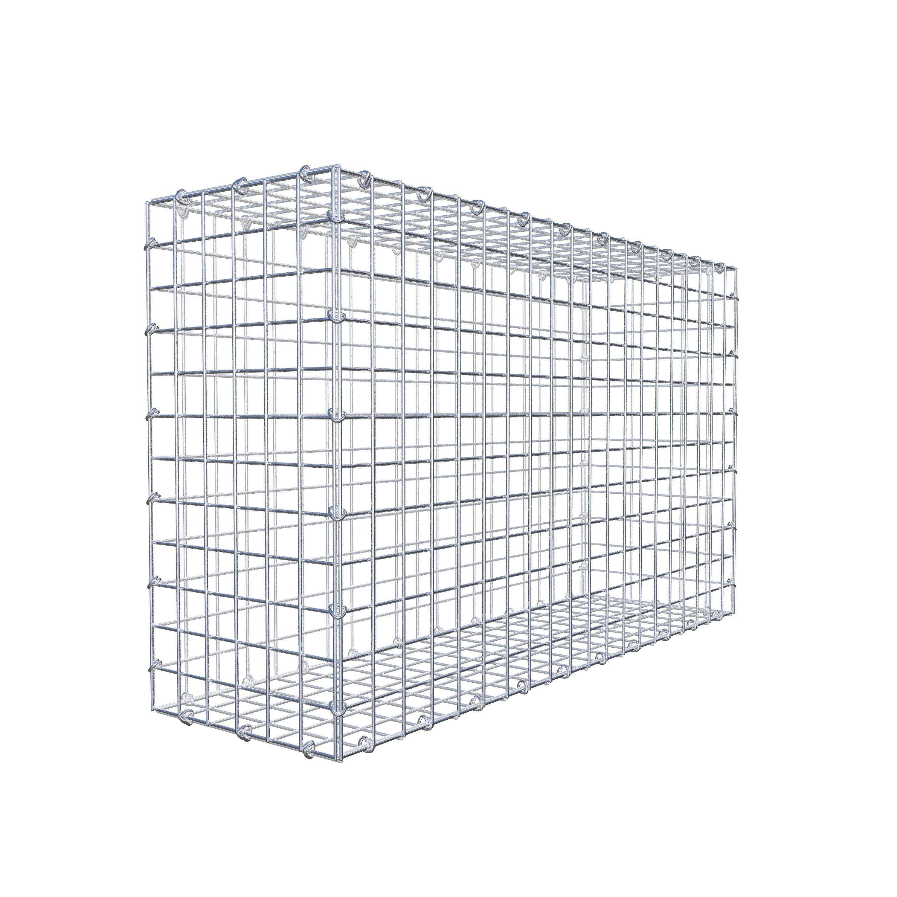 Gabion 100 cm x 60 cm x 30 cm (L x H x D), mesh size 5 cm x 5 cm, C-ring