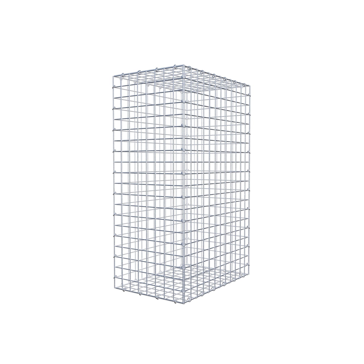 Gabion 100 cm x 60 cm x 40 cm (L x H x D), mesh size 5 cm x 5 cm, C-ring