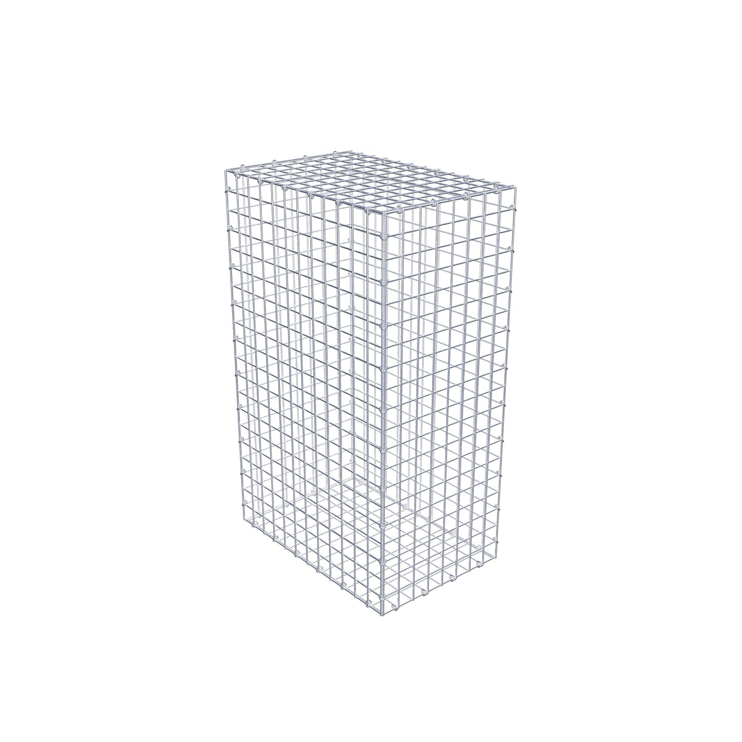 Gabion 100 cm x 60 cm x 40 cm (L x H x D), mesh size 5 cm x 5 cm, C-ring