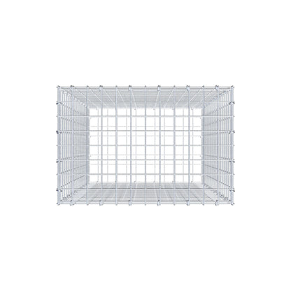 Gabion 100 cm x 60 cm x 40 cm (L x H x D), mesh size 5 cm x 5 cm, C-ring