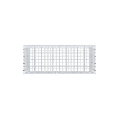Gabion 100 cm x 60 cm x 40 cm (L x H x D), mesh size 5 cm x 5 cm, C-ring