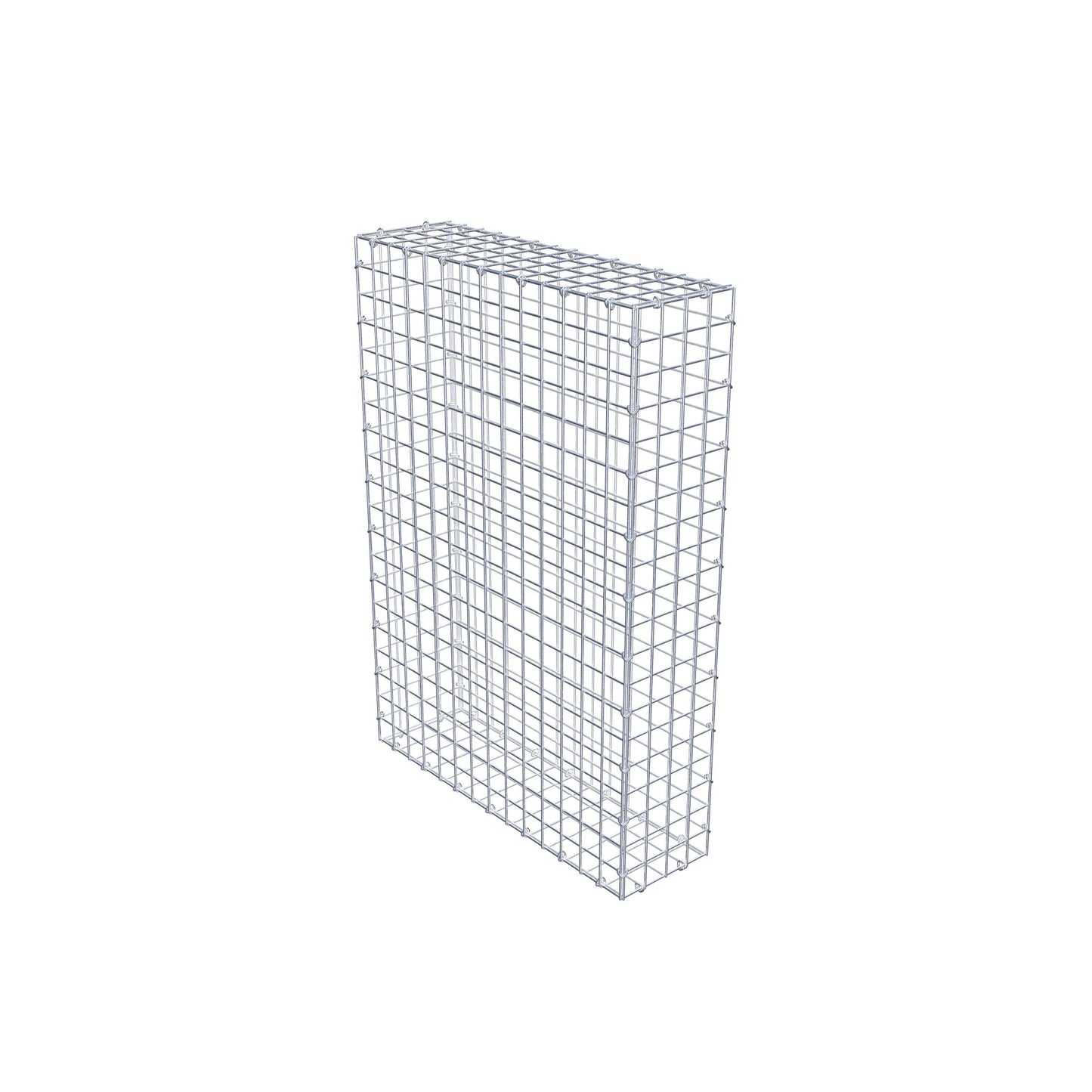 Gabion 100 cm x 70 cm x 20 cm (L x H x D), maskstorlek 5 cm x 5 cm, C-ring